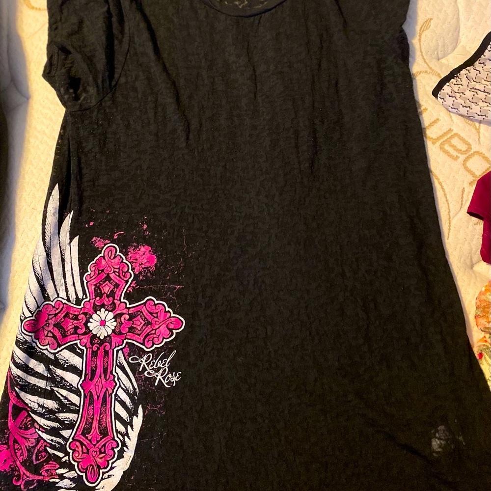 Black shirt from crazy train